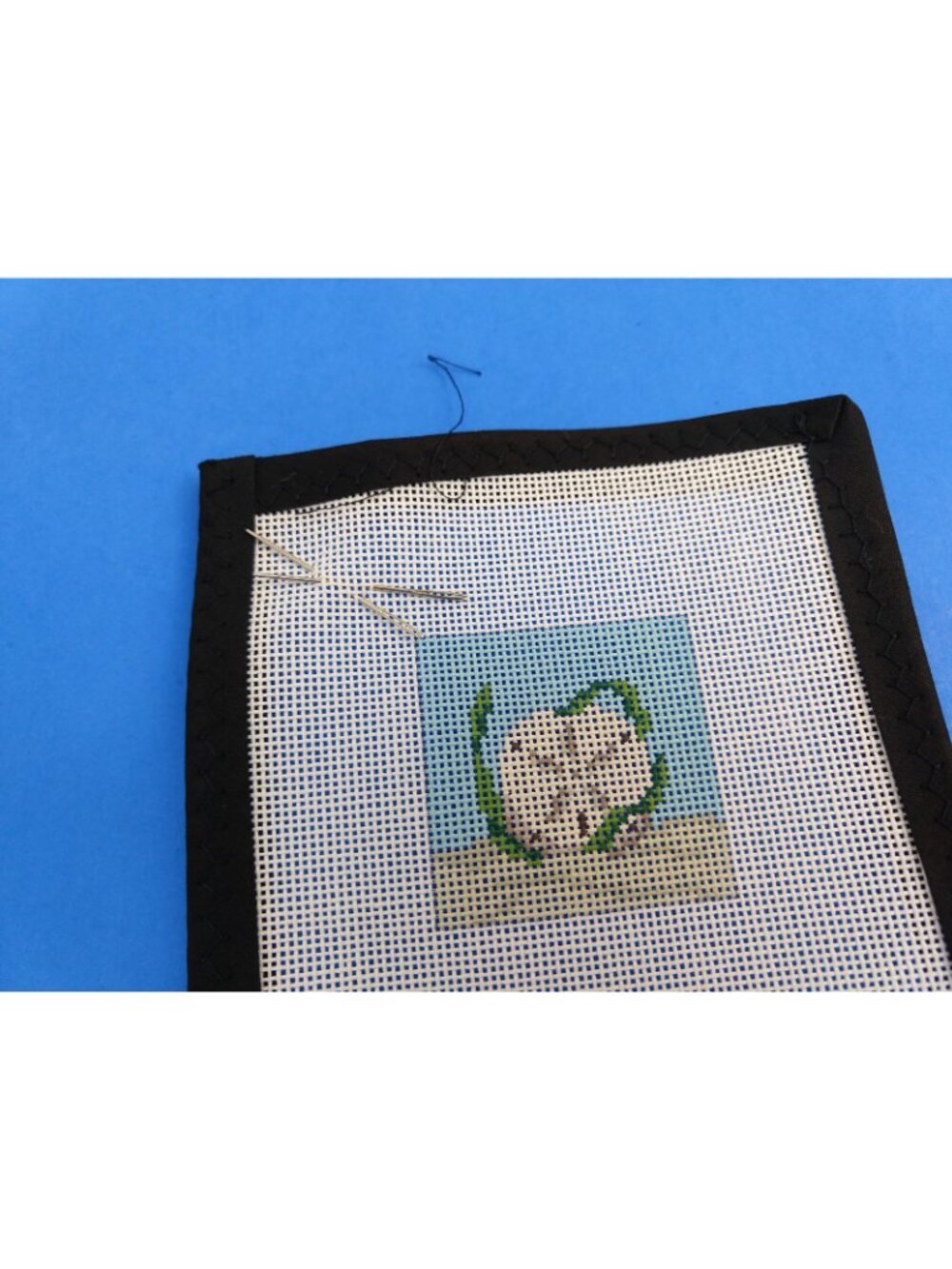 Ocean Floor Sand Dollar Handpainted Needlepoint Cross Stitch Canvas Roberts - Picture 3 of 6